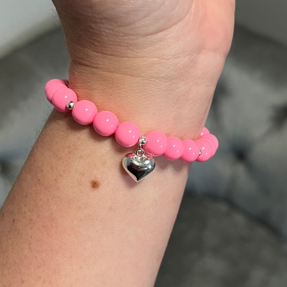 Pink Charm Bracelet