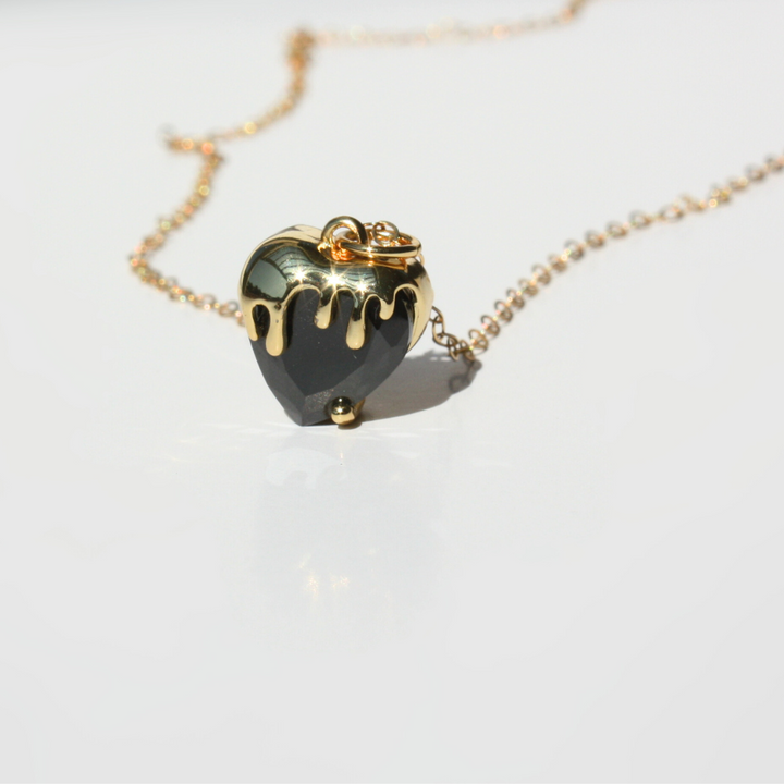 Black Heart Necklace