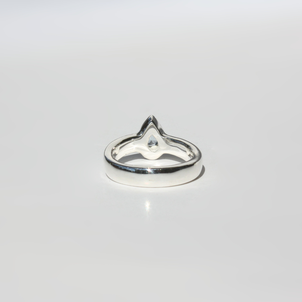Pear Gemstone Ring