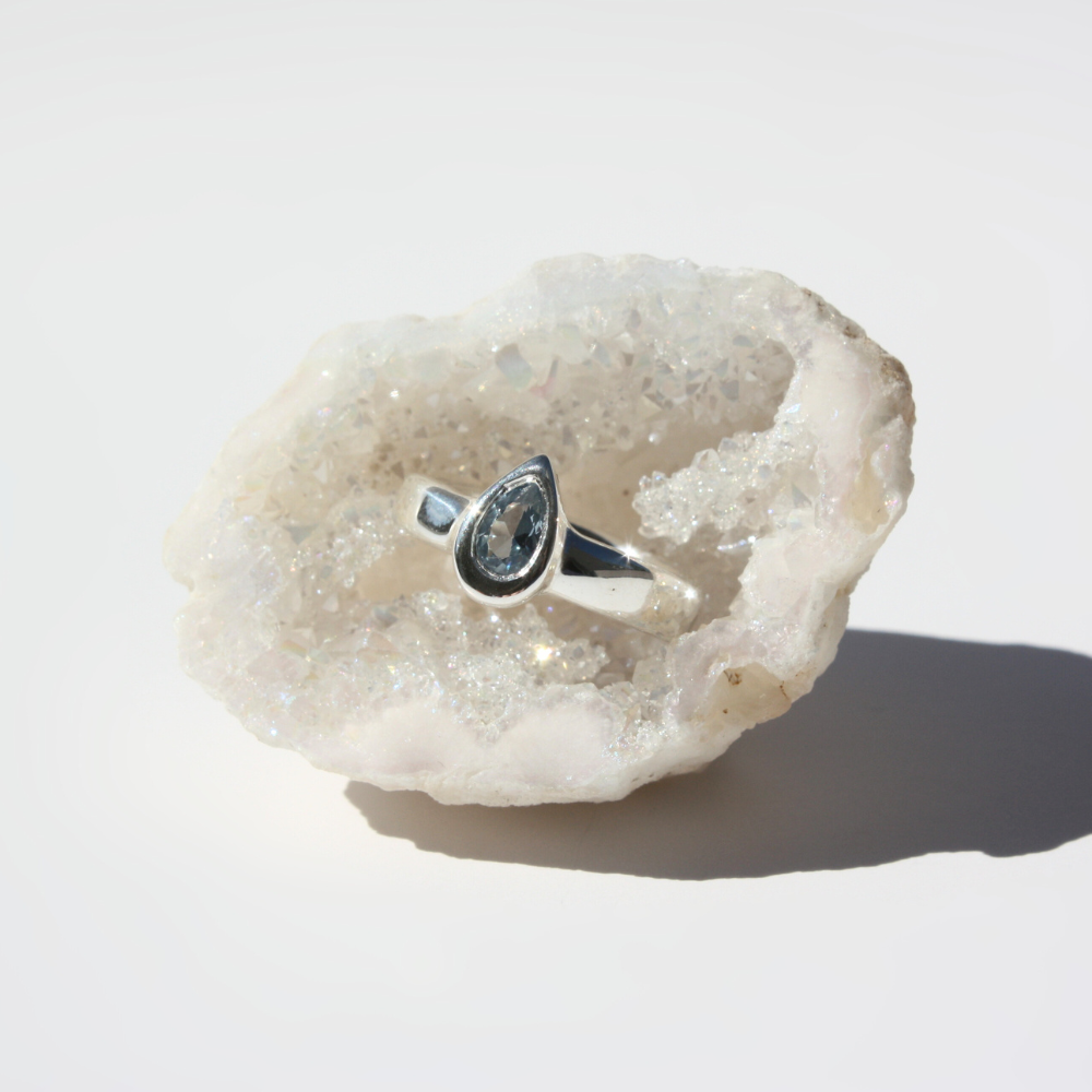 Pear Gemstone Ring