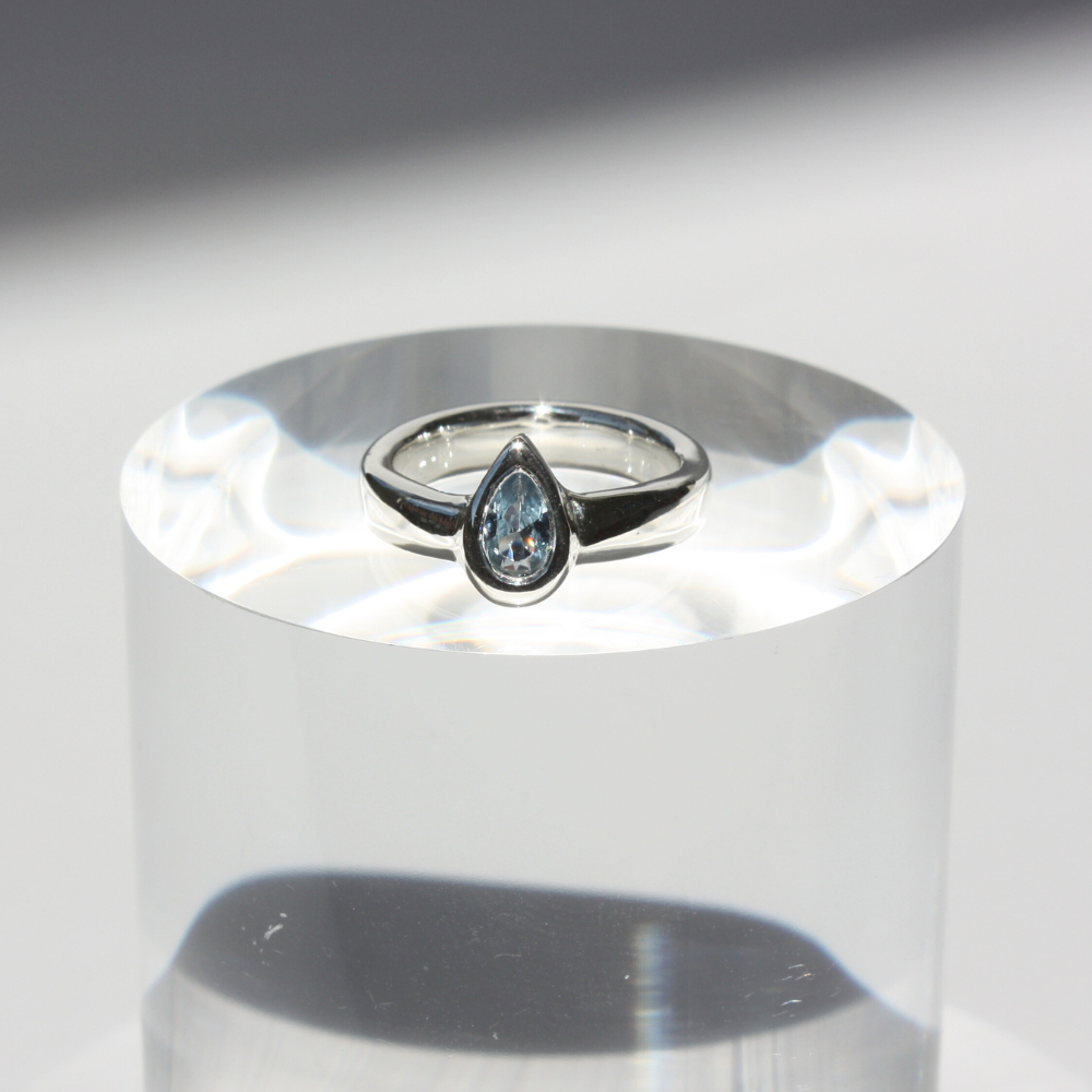 Pear Gemstone Ring