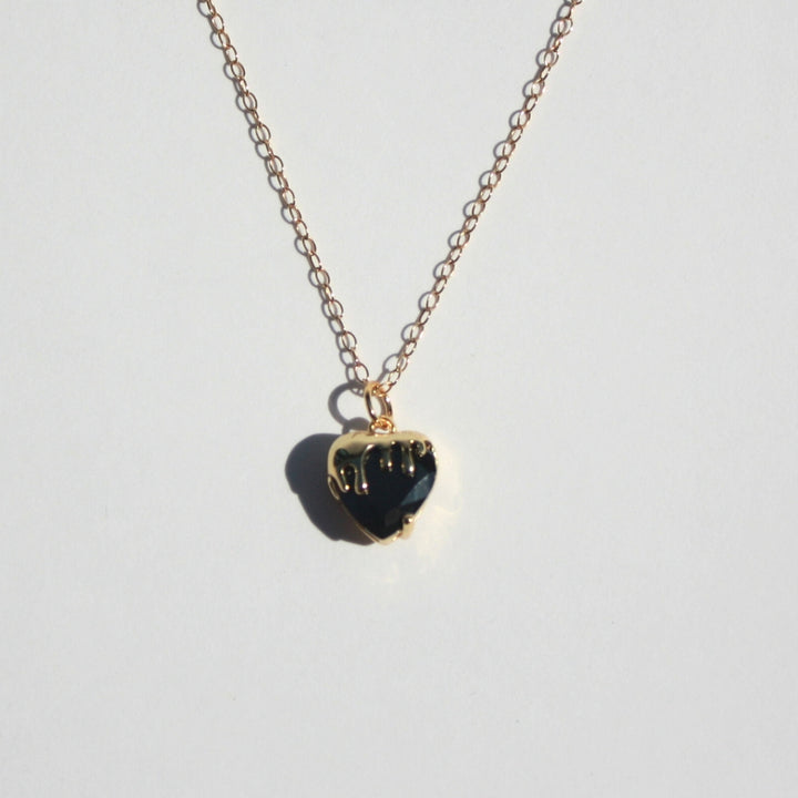 Black Heart Necklace