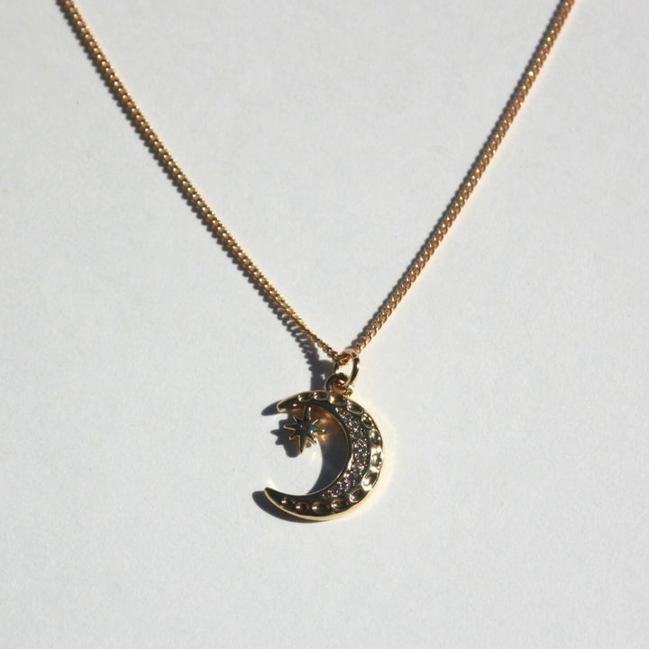 Moon And Star Necklace