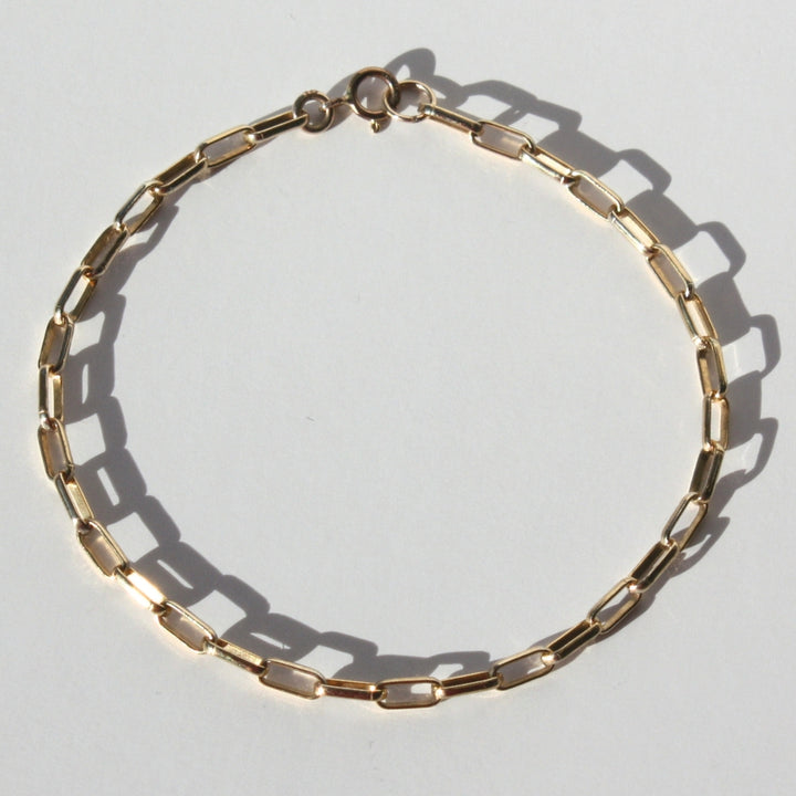 Paperclip Bracelet Gold