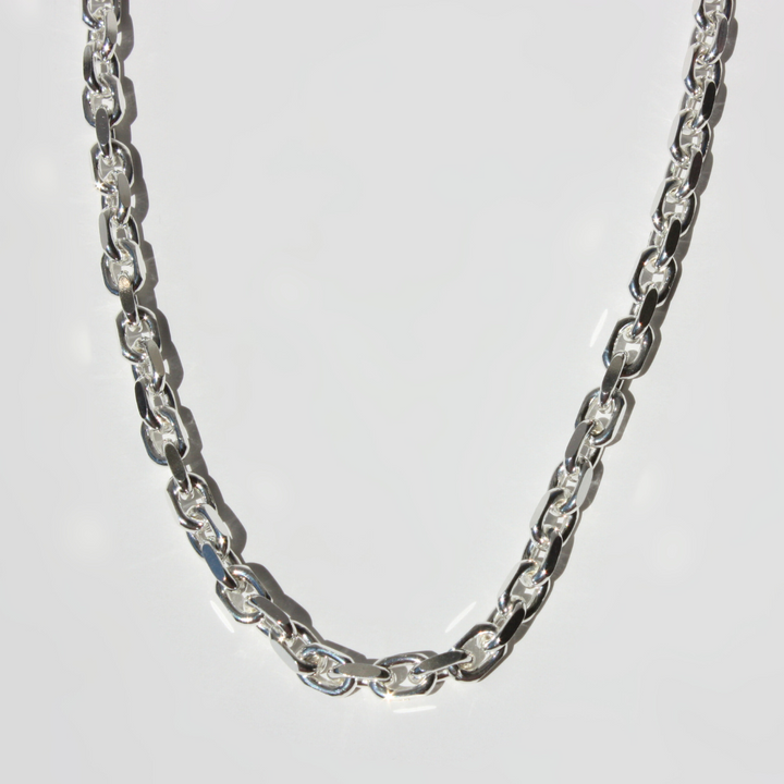 Cable Link Chain Mens Necklace