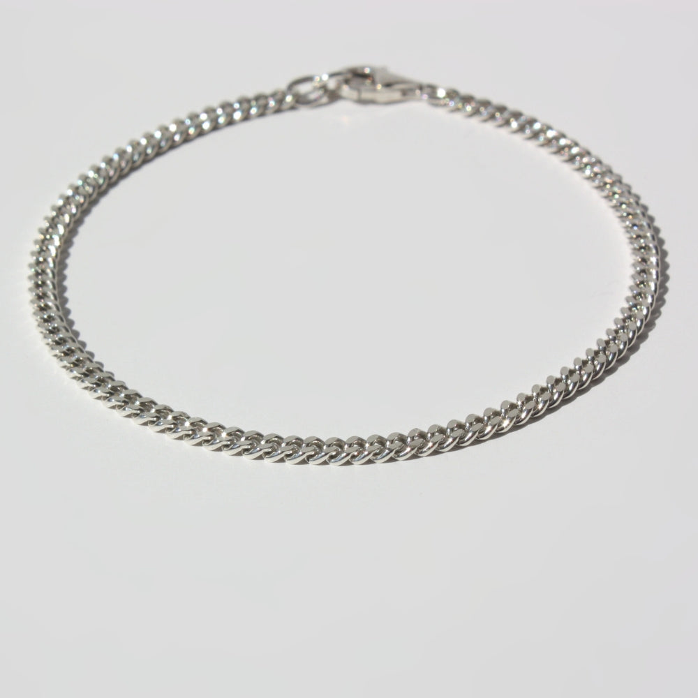 Diamond Cut Curb Bracelet