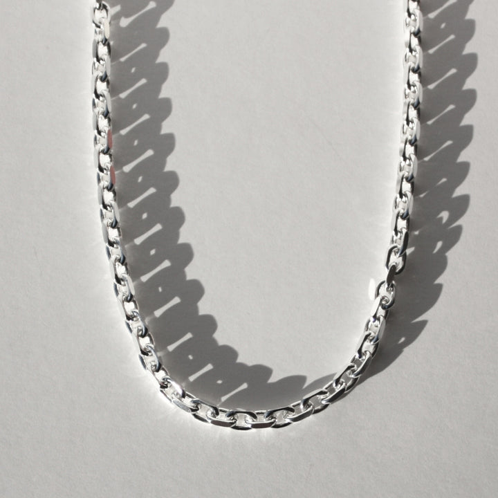 Cable Link Chain Mens Necklace