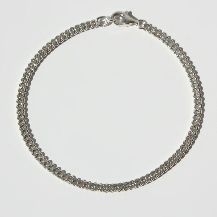 Diamond Cut Curb Bracelet