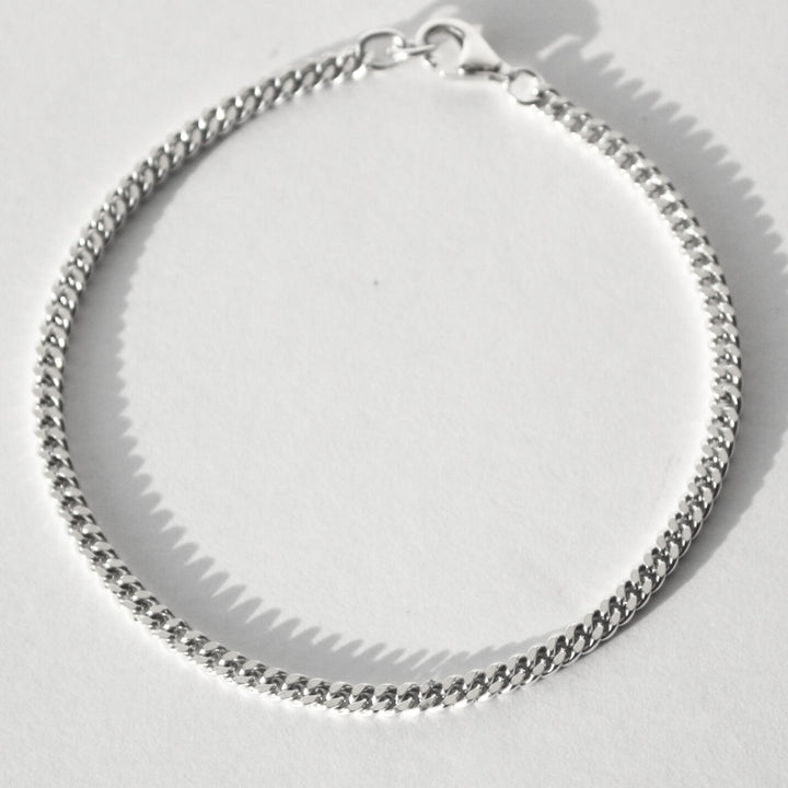 Diamond Cut Curb Bracelet