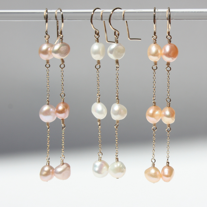 Pearl Drop Dangling Earrings