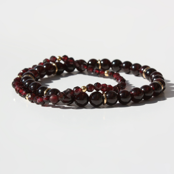 Garnet Birthstone Bracelet