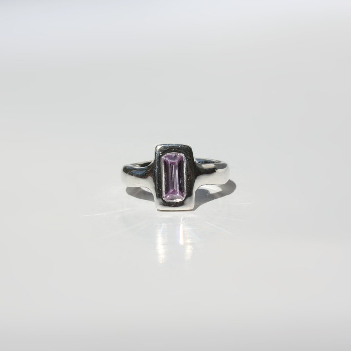 Gemstone Baguette Ring
