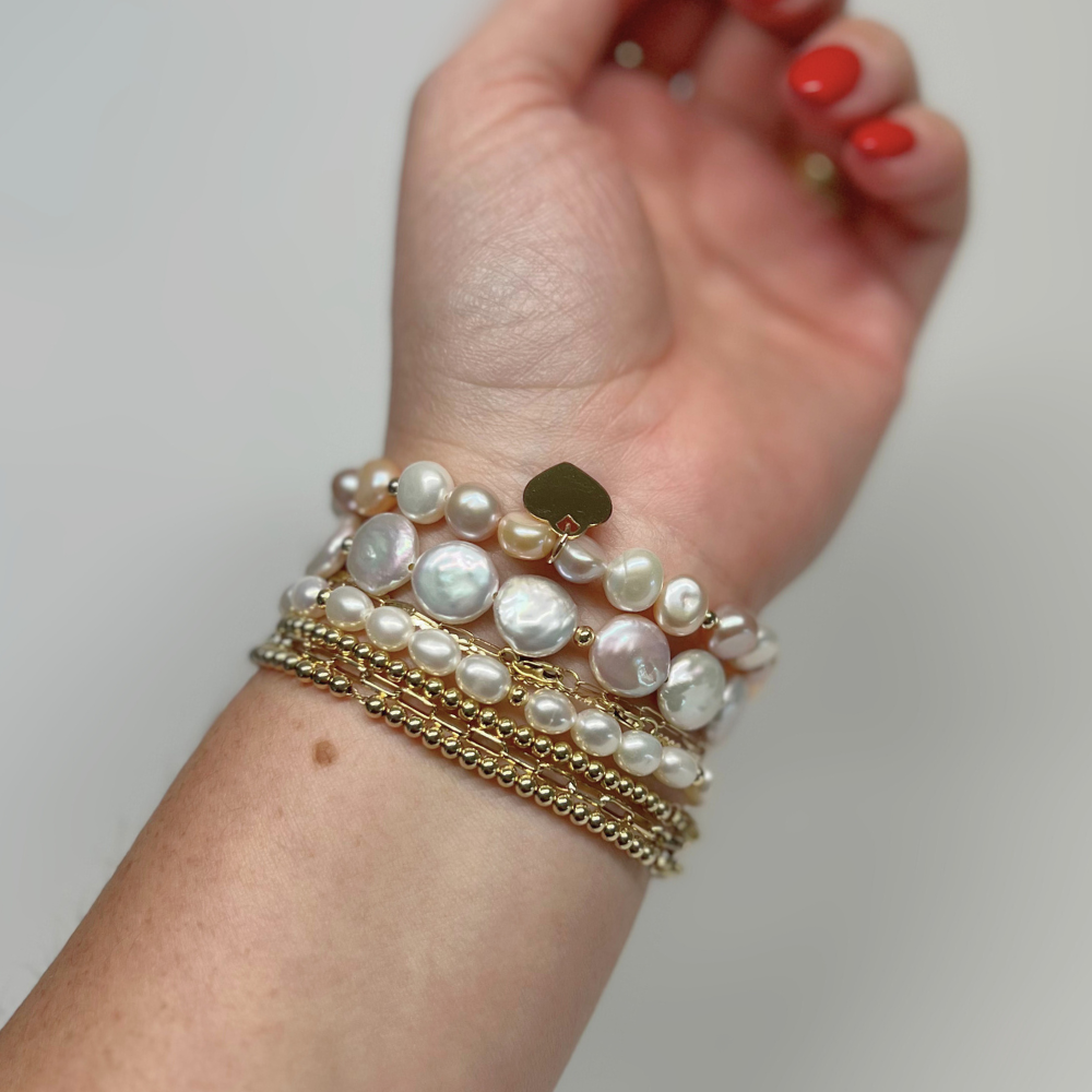 Pearl Coin Bracelet