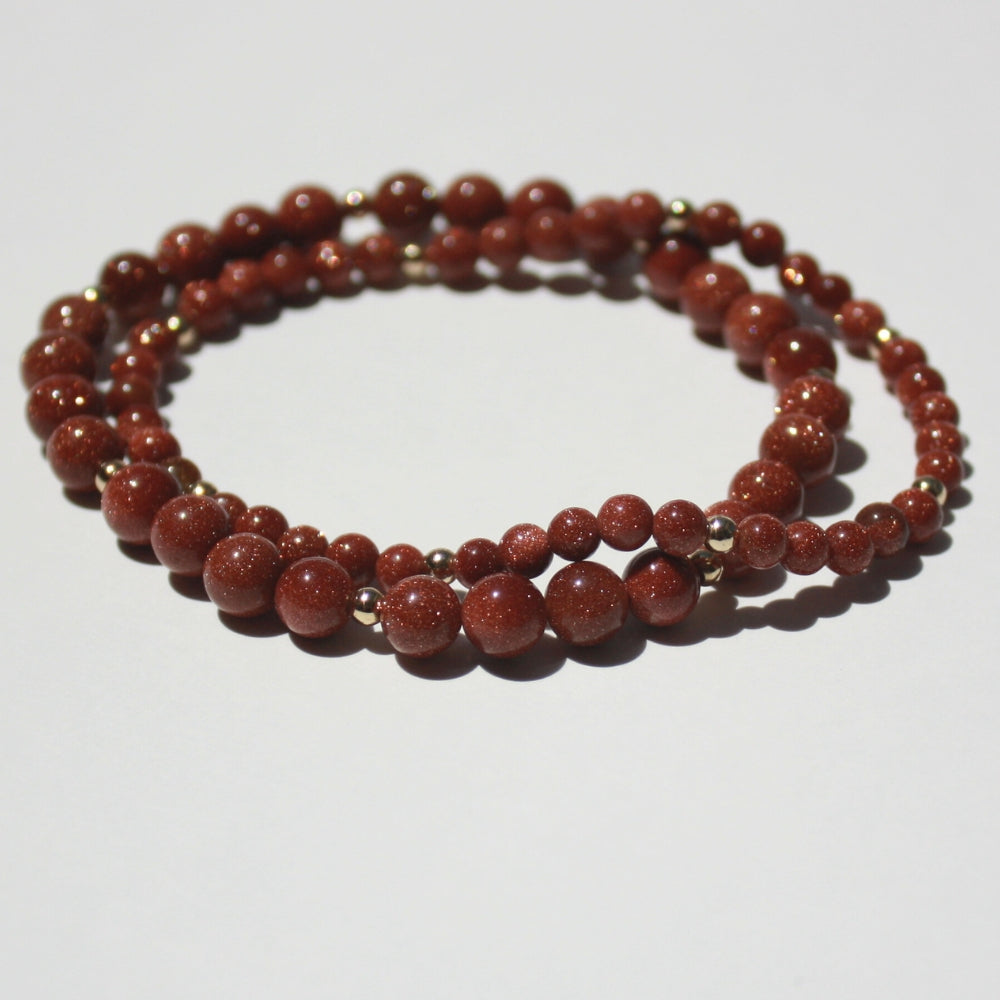 Goldstone Bracelet