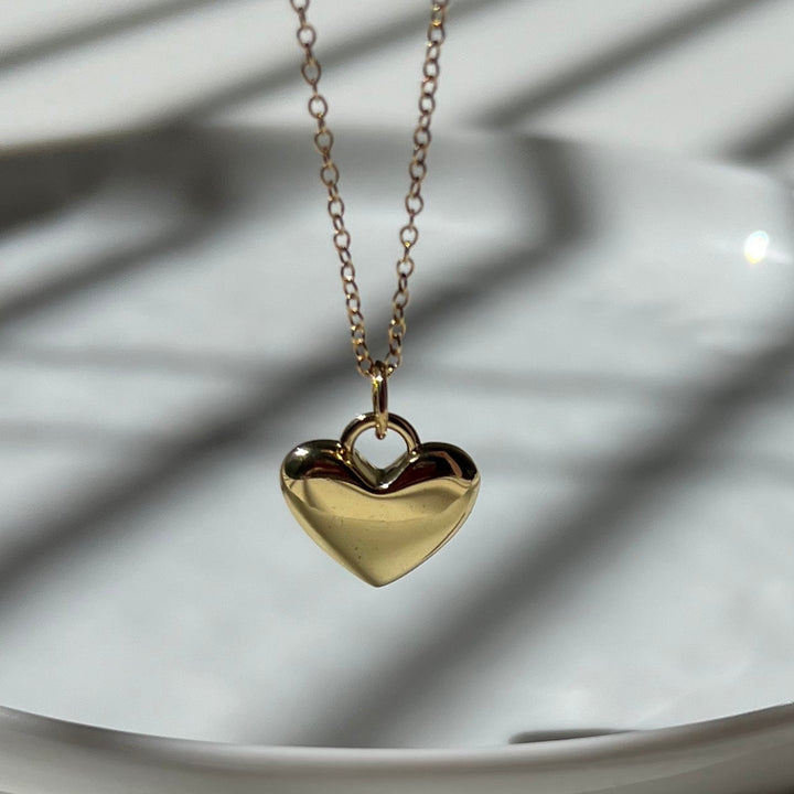 Flat Heart Necklace