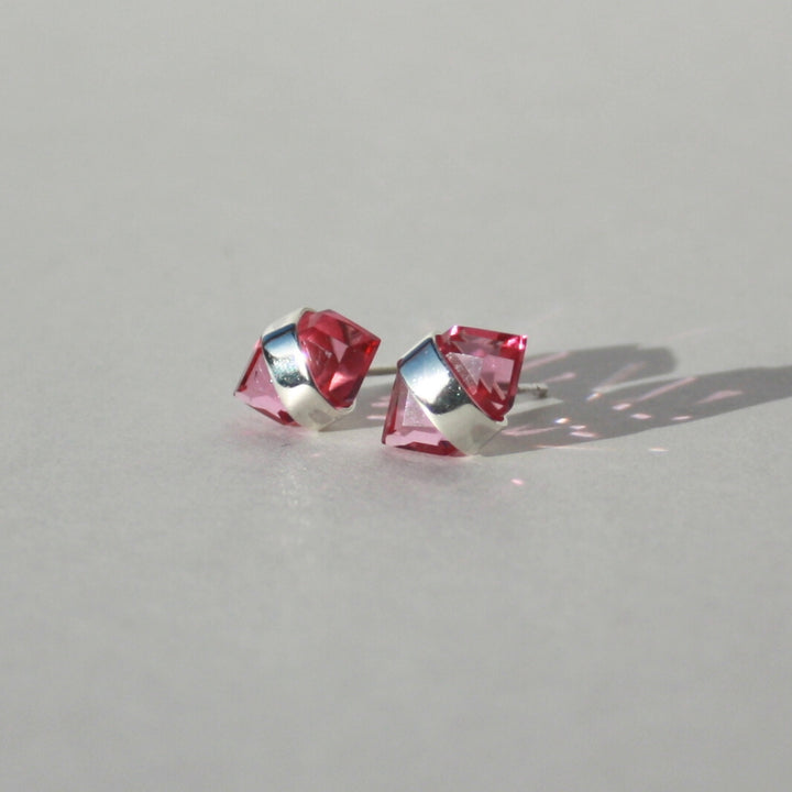 Hexagon Stud Earrings