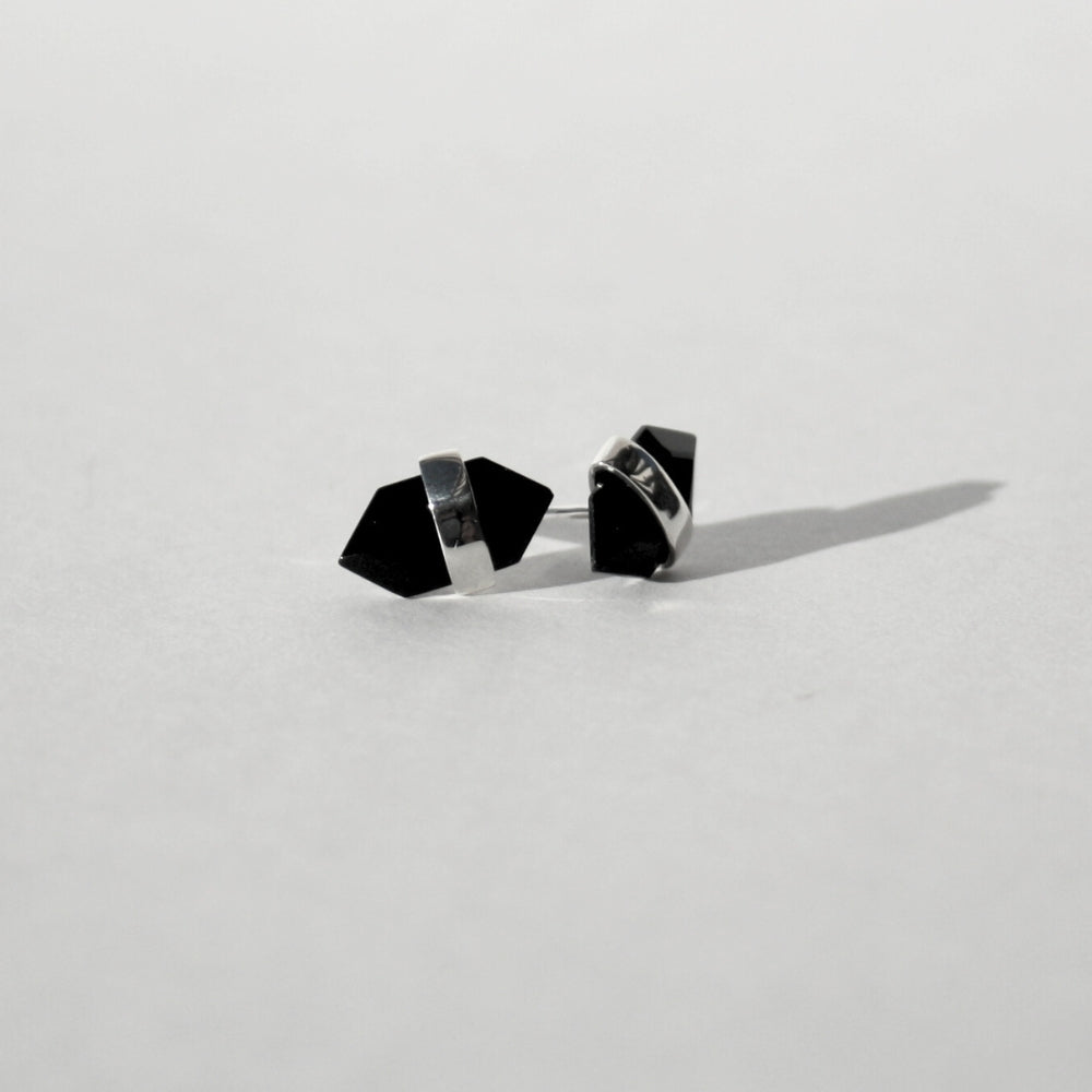 Hexagon Stud Earrings