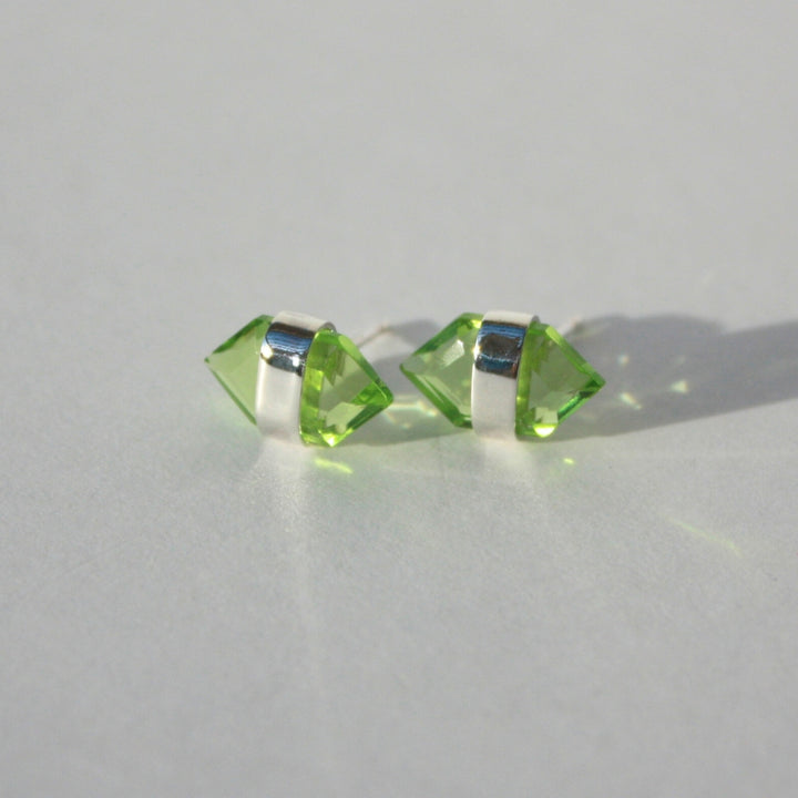 Hexagon Stud Earrings