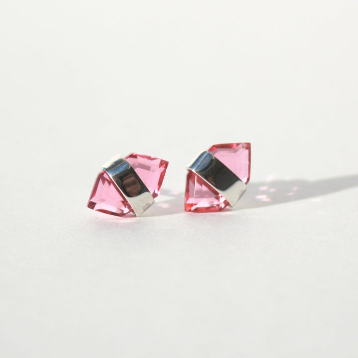 Hexagon Stud Earrings