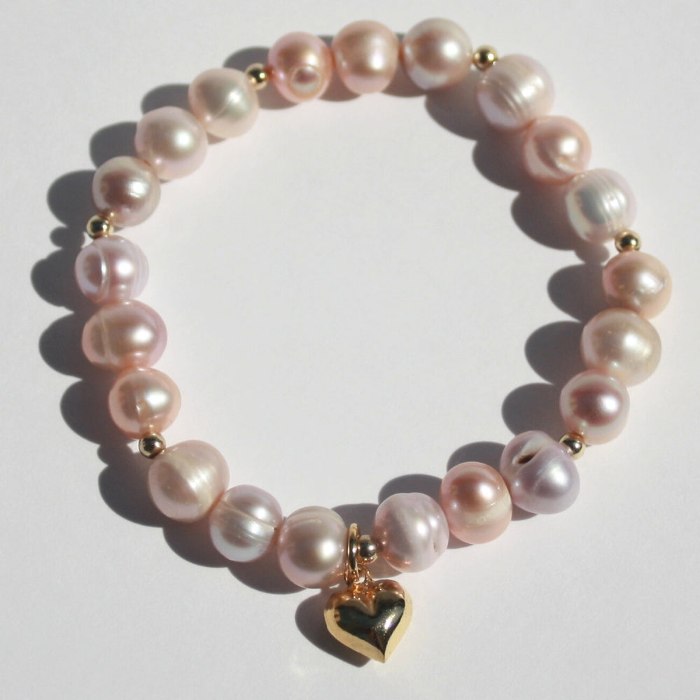 Lavender Pearl Bracelet