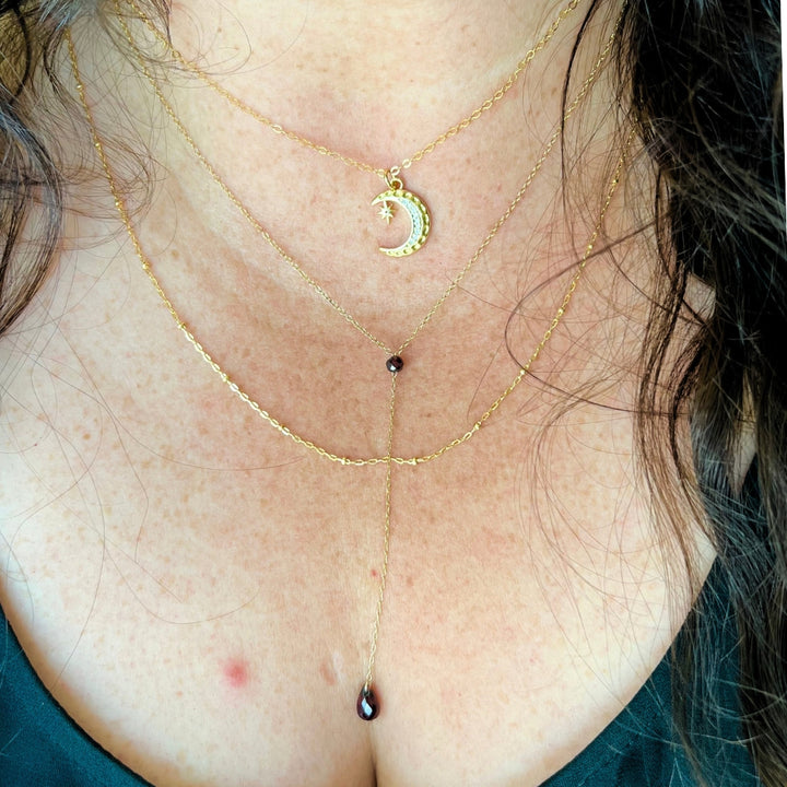 Moon And Star Necklace