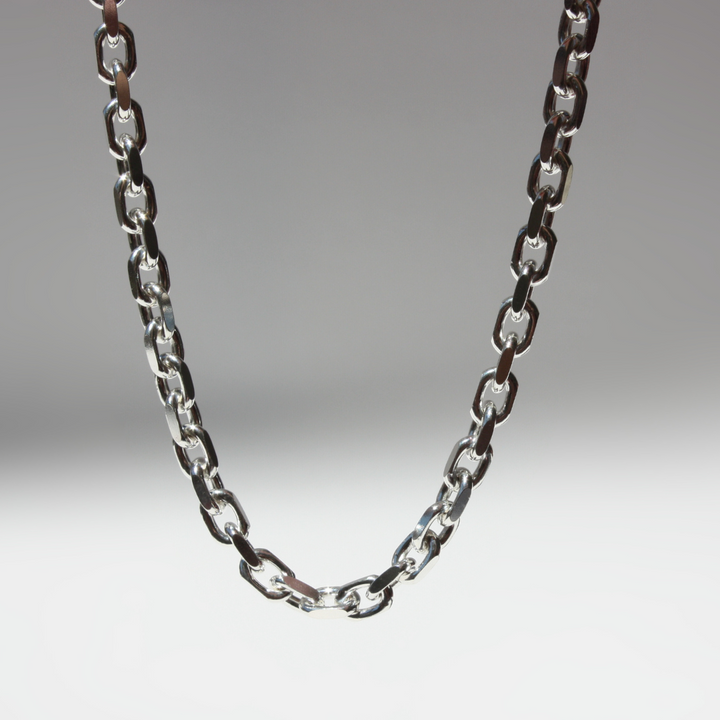 Cable Link Chain Mens Necklace