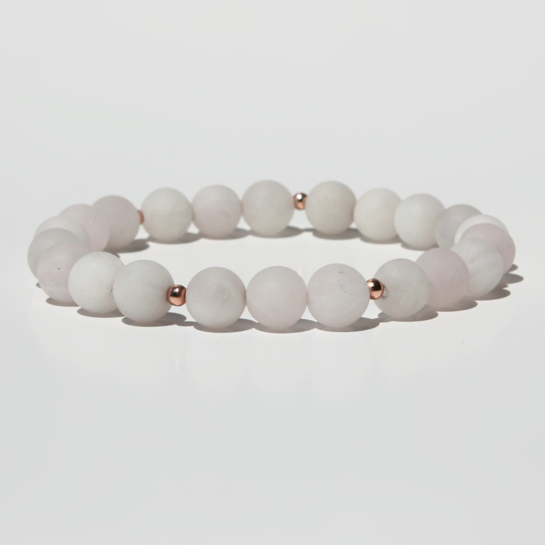 Matte Rose Quartz Bracelet