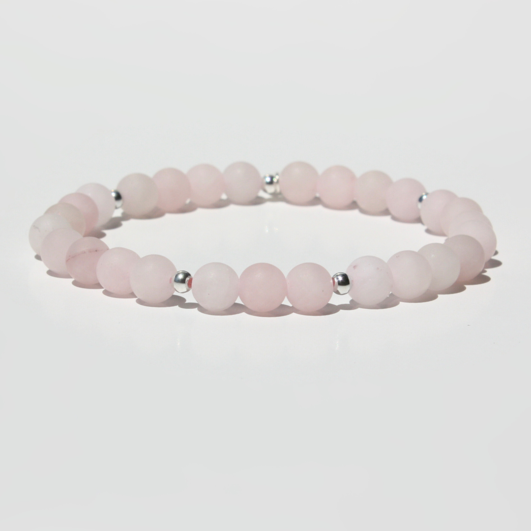 Matte Rose Quartz Bracelet