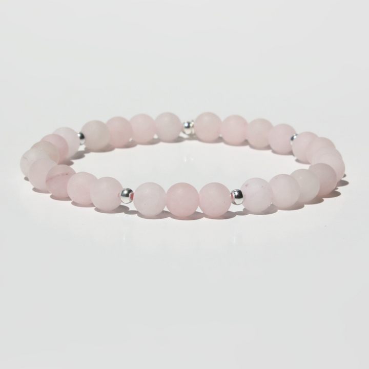 Matte Rose Quartz Bracelet