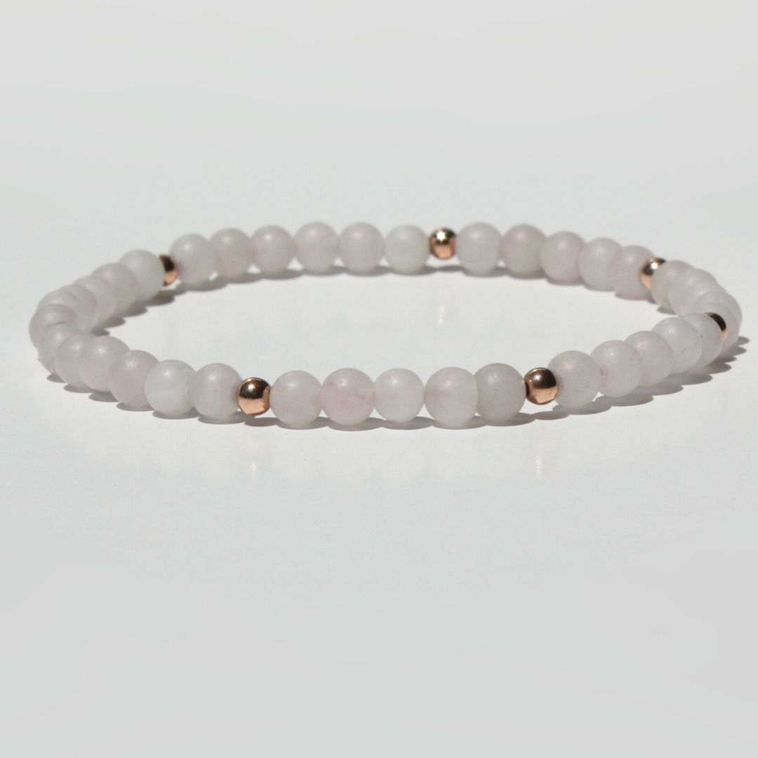 Matte Rose Quartz Bracelet