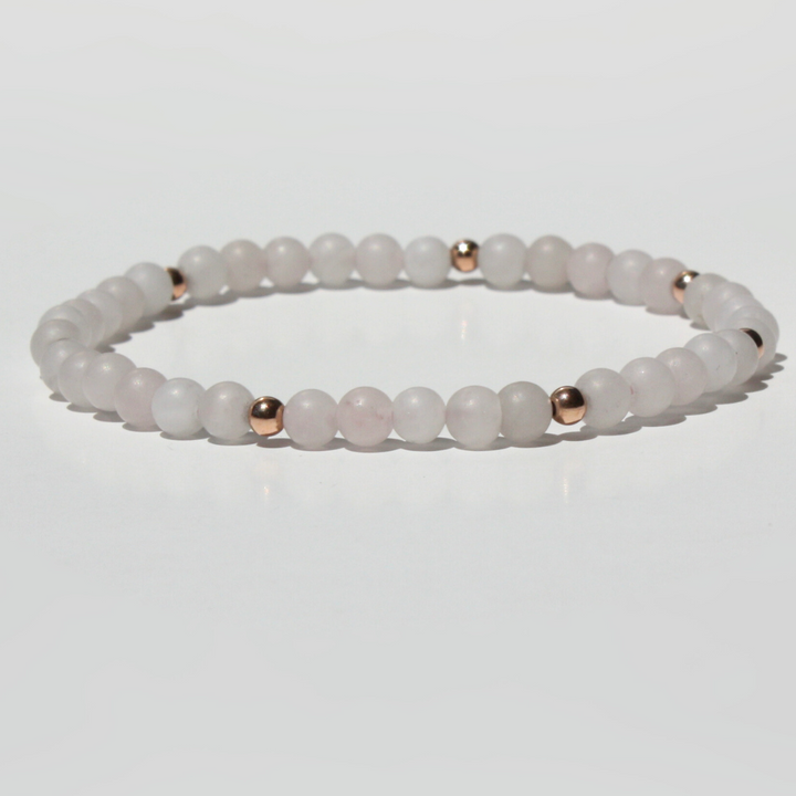 Matte Rose Quartz Bracelet