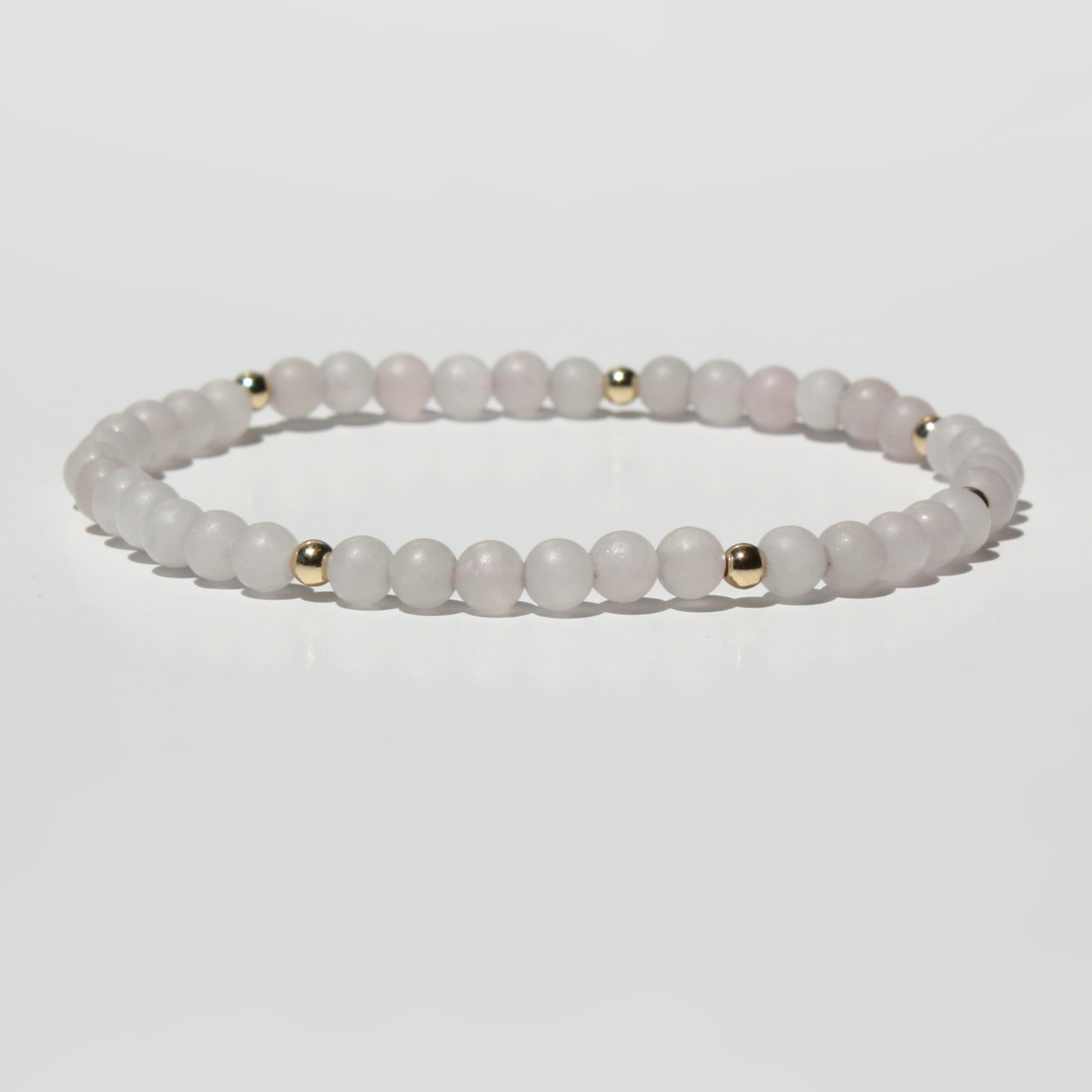 Matte Rose Quartz Bracelet