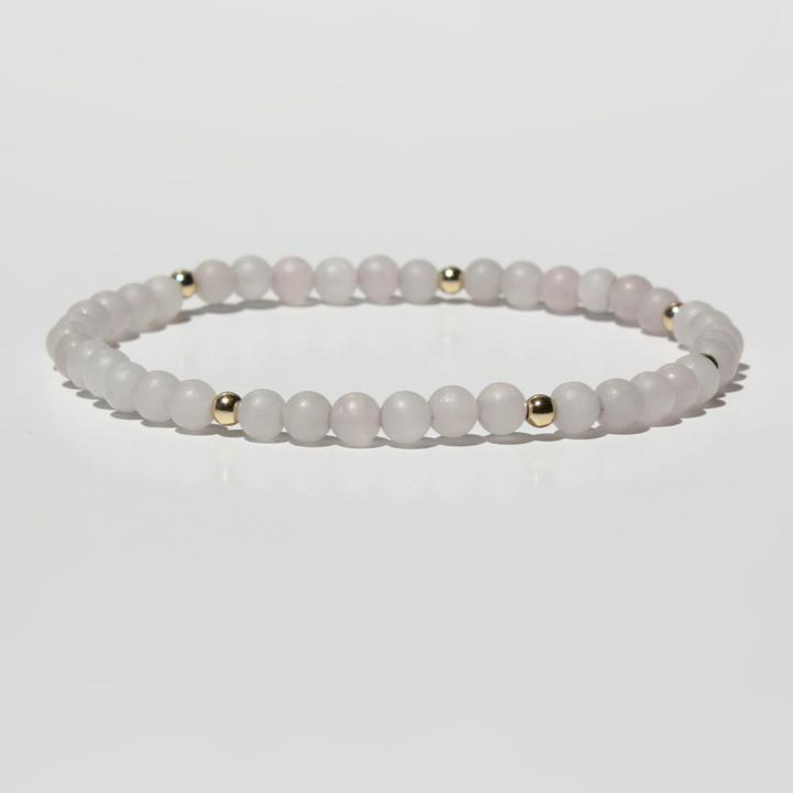 Matte Rose Quartz Bracelet