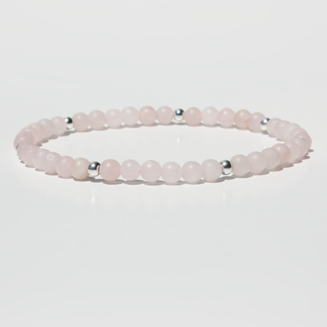Matte Rose Quartz Bracelet