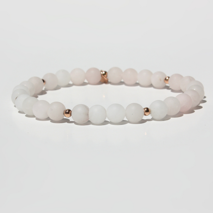 Matte Rose Quartz Bracelet