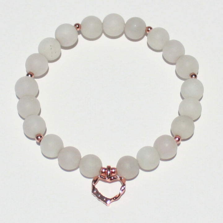 Rose Quartz Charm Bracelet