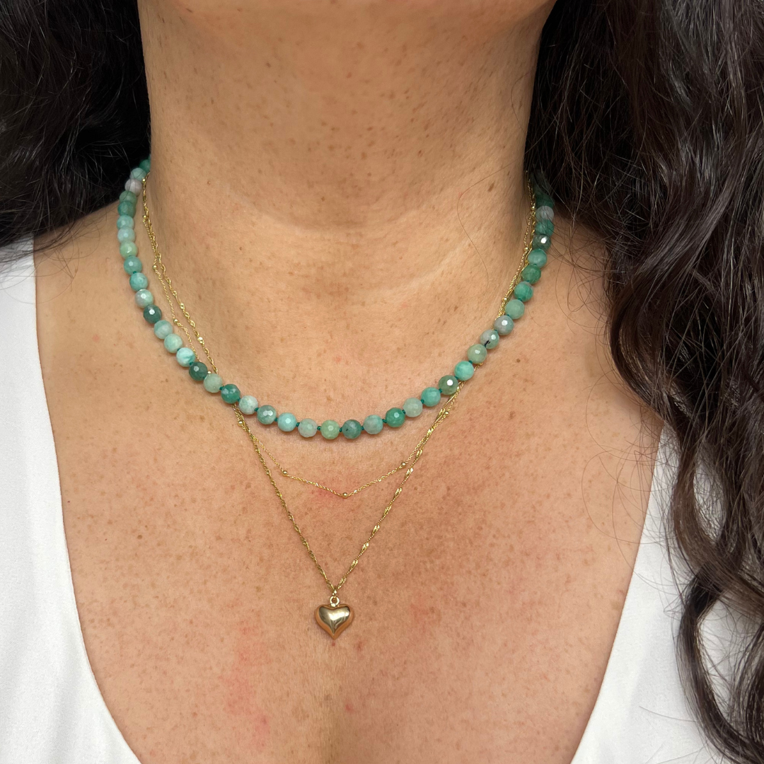 Emerald Birthstone Necklace