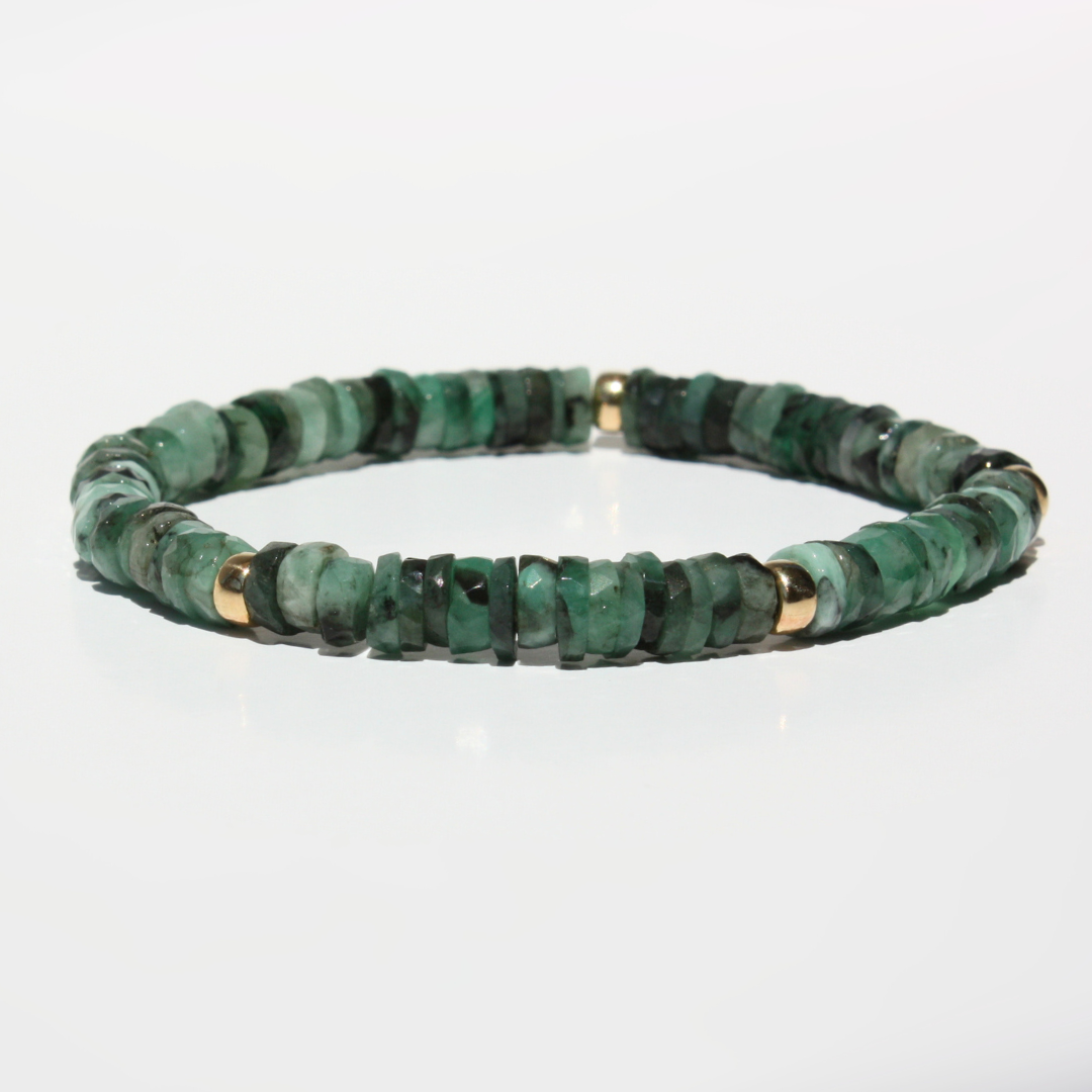 Emerald Birthstone Bracelet