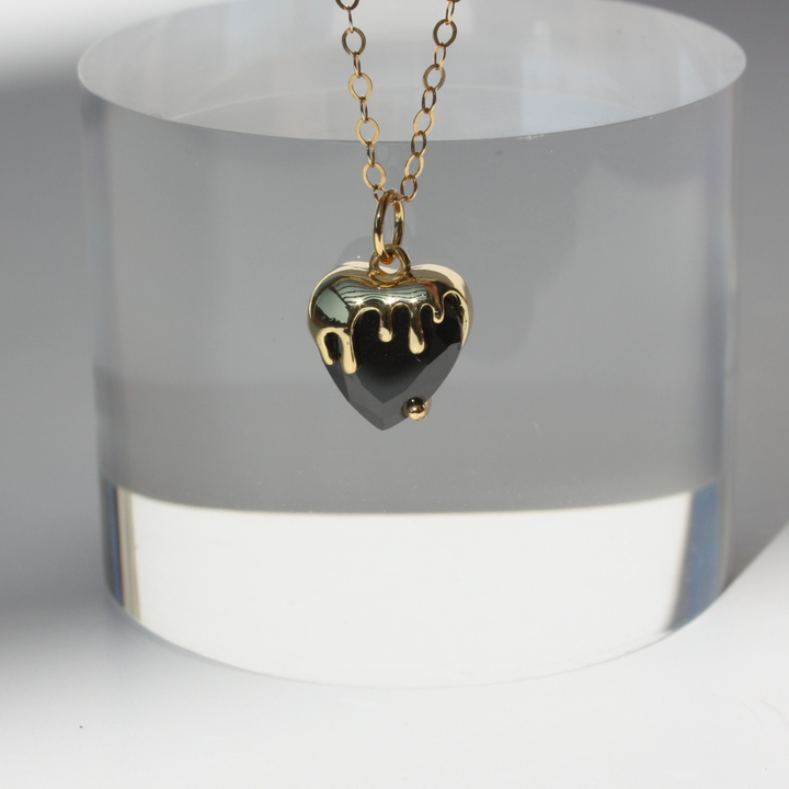 Black Heart Necklace