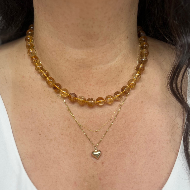 Citrine Birthstone Necklace