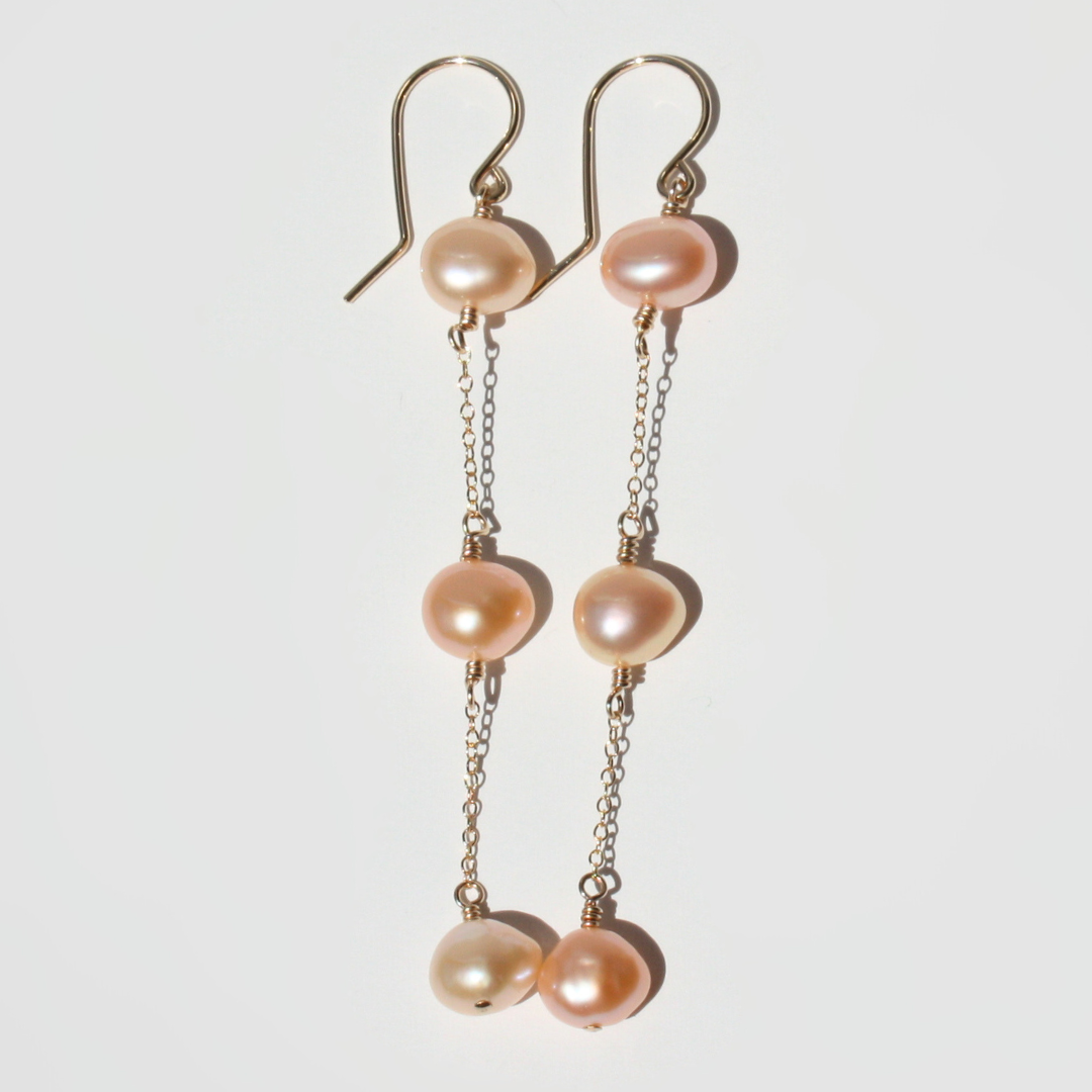Pearl Drop Dangling Earrings