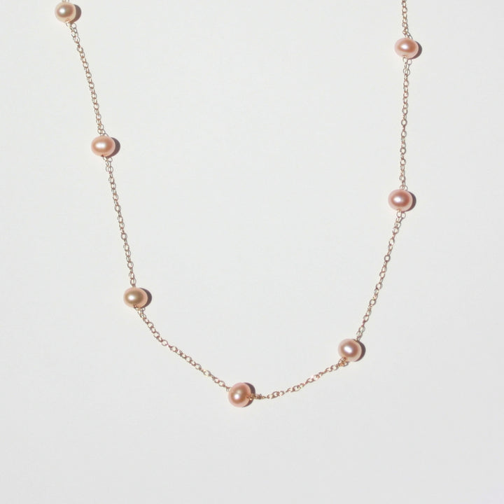 Pearl Station Necklace