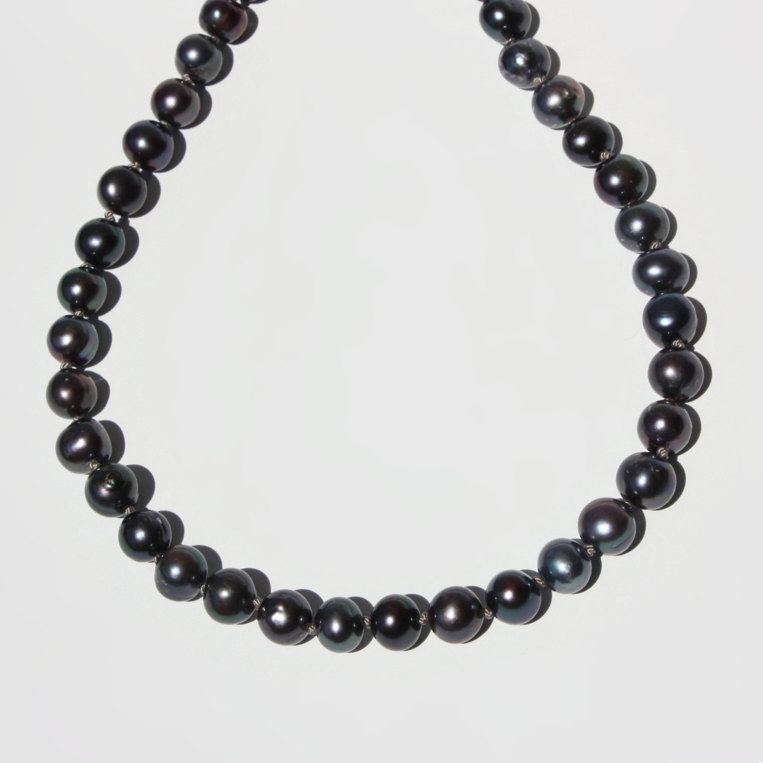 Gray Pearl Necklace