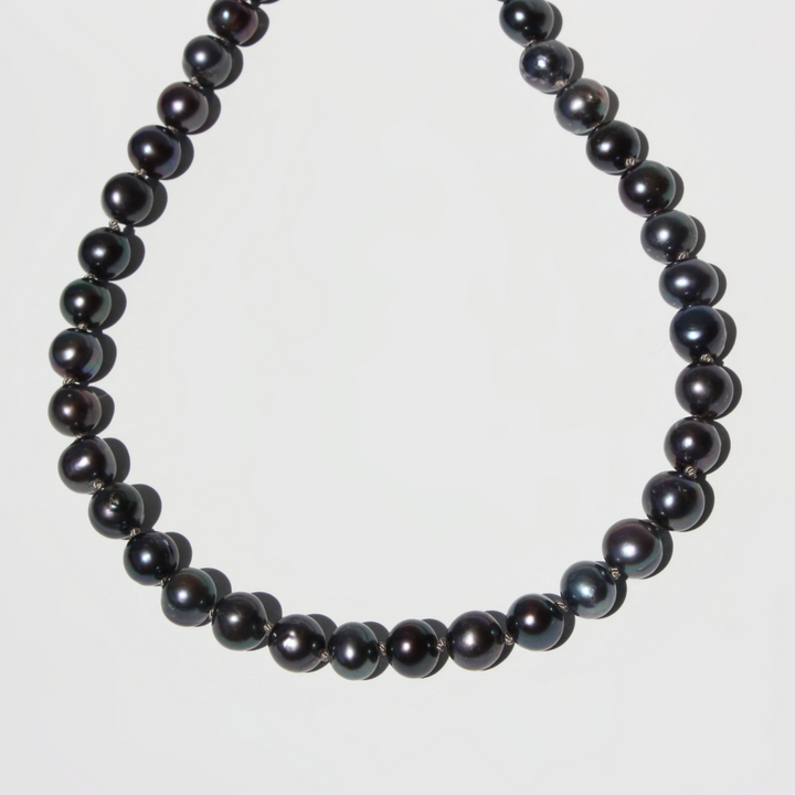 Gray Pearl Necklace