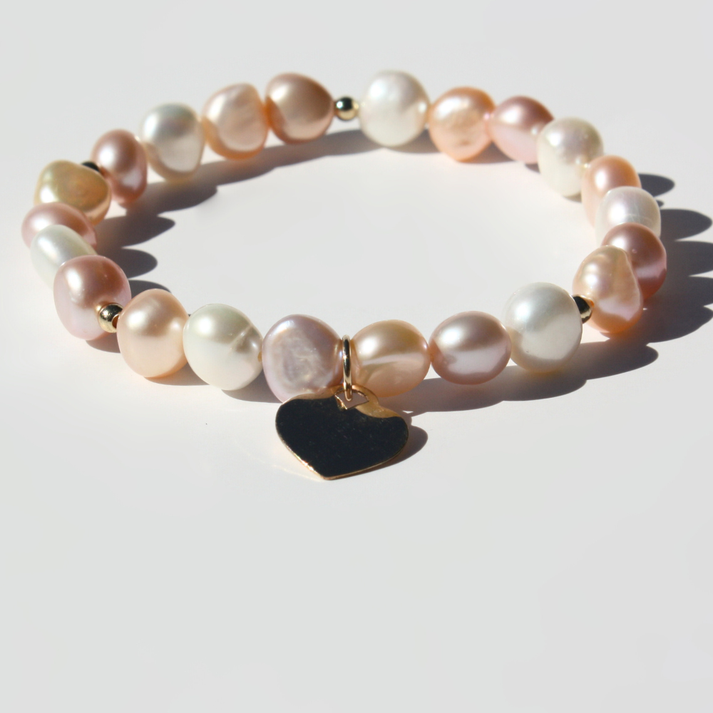 Pearl Charm Bracelet