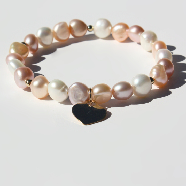 Pearl Charm Bracelet