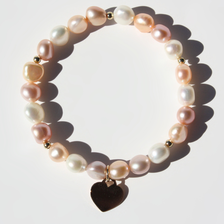 Pearl Charm Bracelet