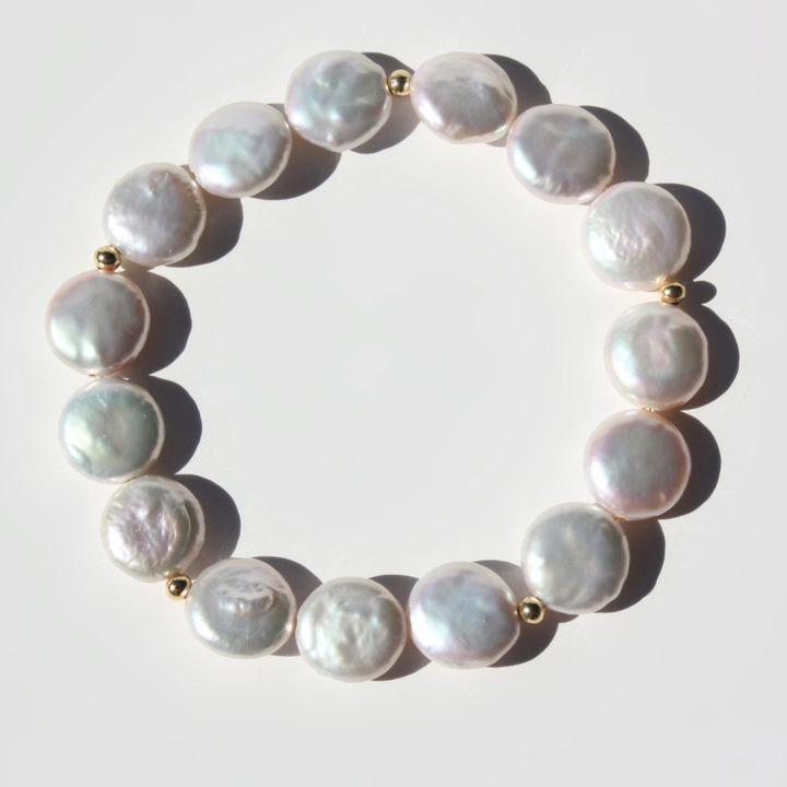 Pearl Coin Bracelet
