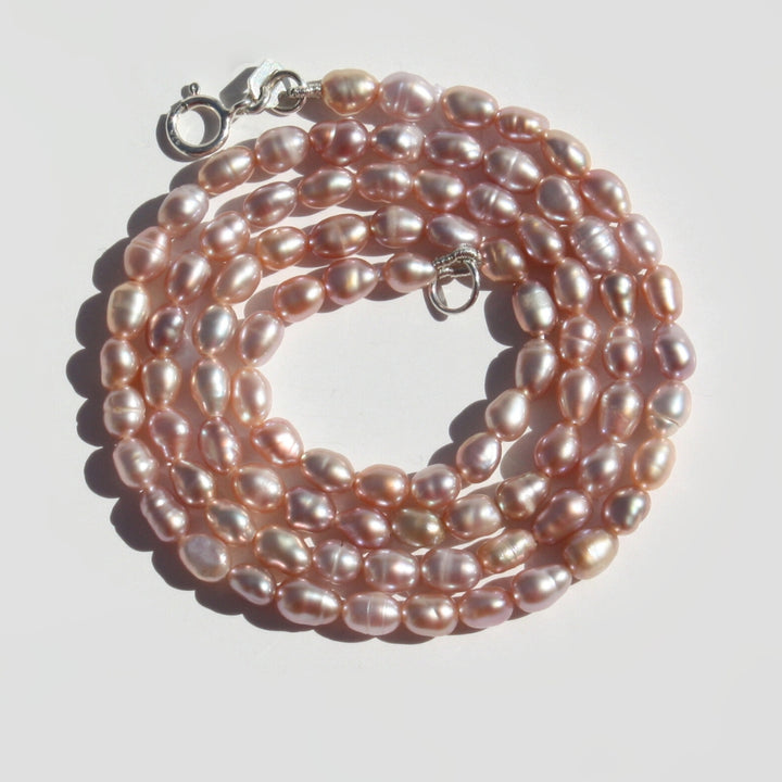 Pink Pearl Necklace