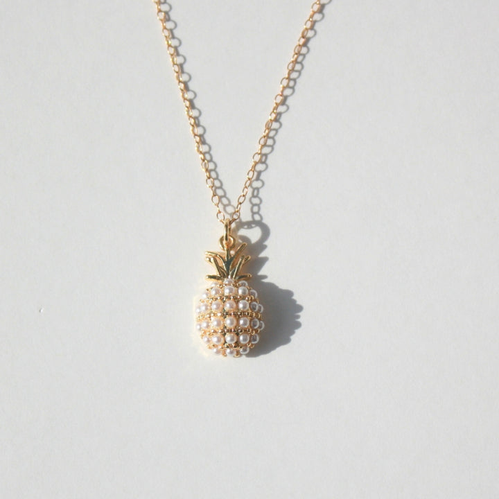 Pineapple Pearl Necklace